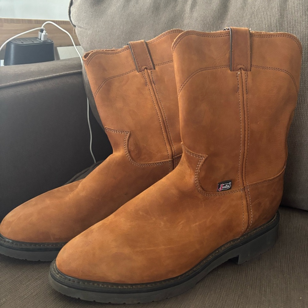 Justin Mens Work Boots